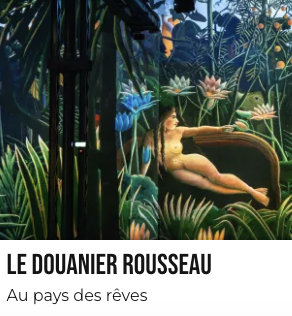 Picasso et Le Douanier Rousseau à » l’atelier des lumières »